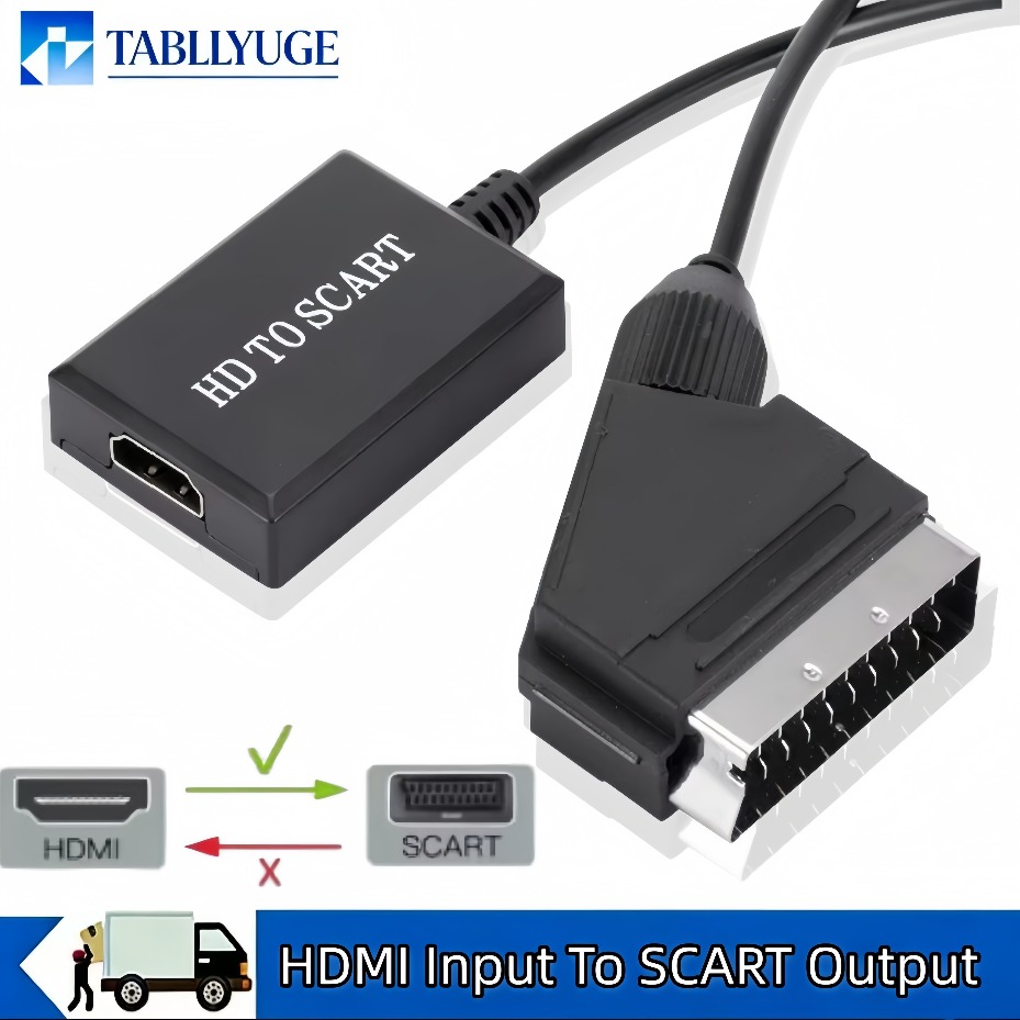 Scart To Hdmi - Adaptador Amplificador de Video y Audio