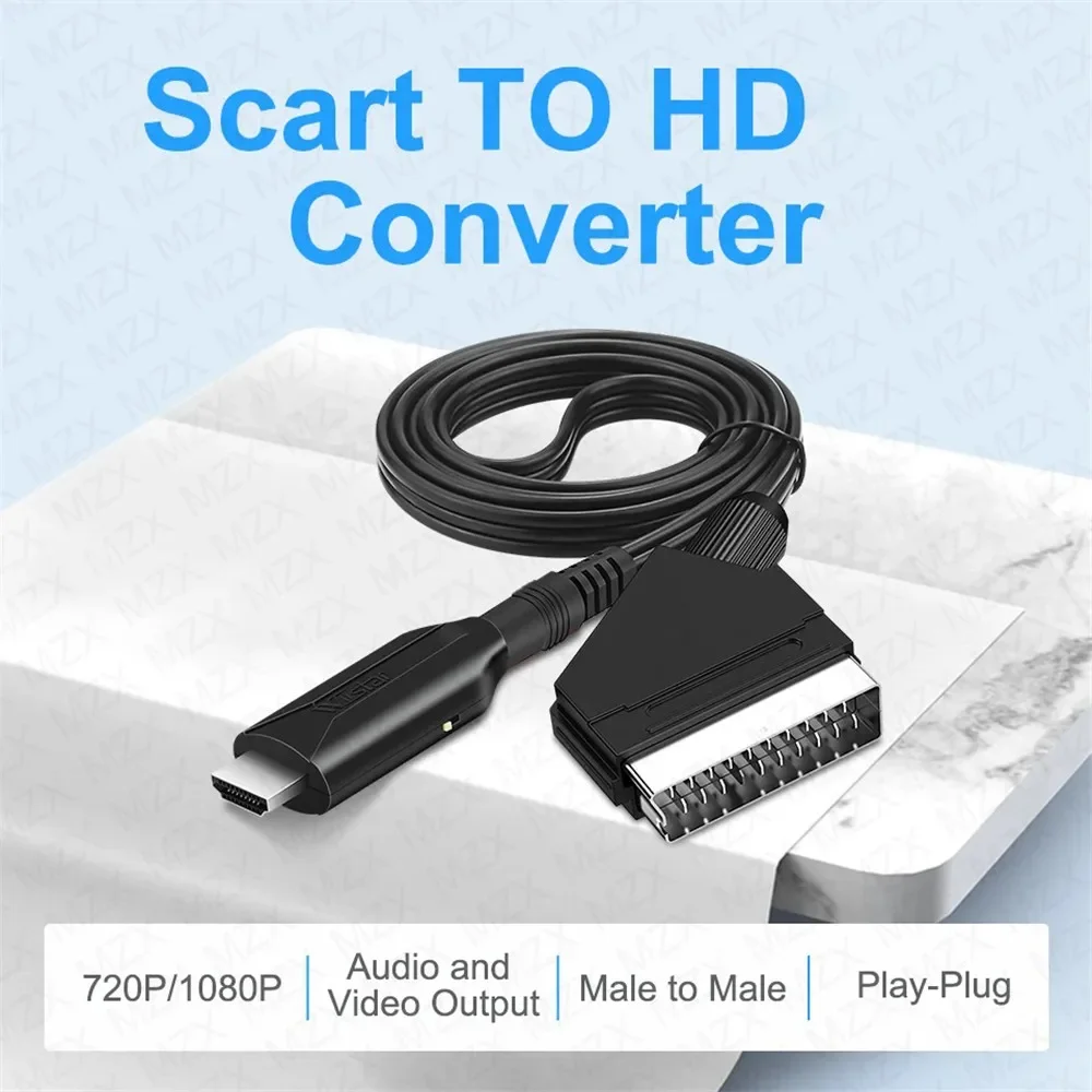 Convertidor de cable de Scart  - Scart To Hdmi reseña y precio